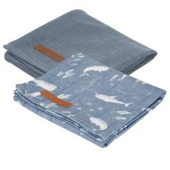 Little Dutch LD Swaddle 70x70cm -Baby Products Store 0009241 little dutch swaddles 70 x 70 ocean blue pure blue blue 0