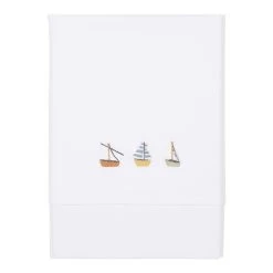 Little Dutch LD Flat Sheet Embroidered -Baby Products Store 0014912 little dutch cot sheet embroided sailors bay geborduurd sailors bay 1