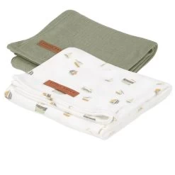 Little Dutch LD Swaddle 70x70cm -Baby Products Store 0015014 little dutch hydrofiele doeken 70 x 70 pure olive sailors bay white sailors bay 1