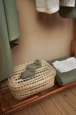 Little Dutch LD Knitted Baby Booties S1 -Baby Products Store 0015394 little dutch knitted baby booties olive size 1 sailors bay 3