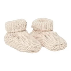 Little Dutch LD Knitted Baby Booties S1 -Baby Products Store 0016294 little dutch knitted baby booties sand size 1 little goose 2