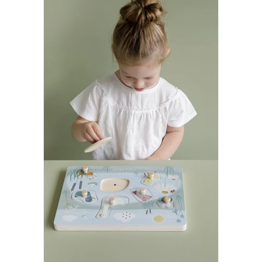 Little Dutch LD Wooden Sound Puzzle Little Goose 3 Little Dutch LD Wooden Sound Puzzle Little Goose - Image 3