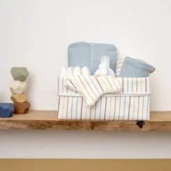 Little Dutch Ld Baby Storage Basket Large -Baby Products Store 0021697 little dutch storage basket large vintage sunny stripes vintage sunny stripes 1