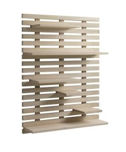Wooden Wall Shelf Kettinge With Shelves