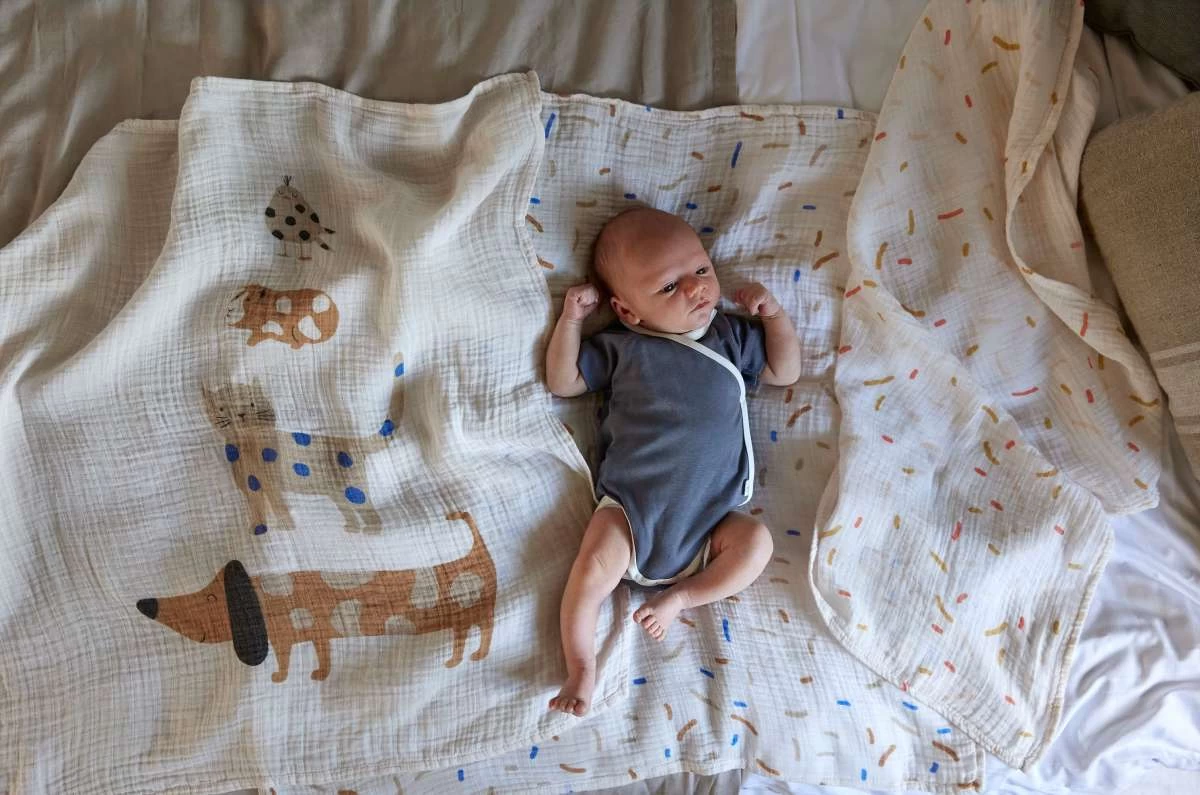 LÄSSIG Heavenly Soft Swaddle Large 3 Pack 15 LÄSSIG Heavenly Soft Swaddle Large 3 Pack - Image 15