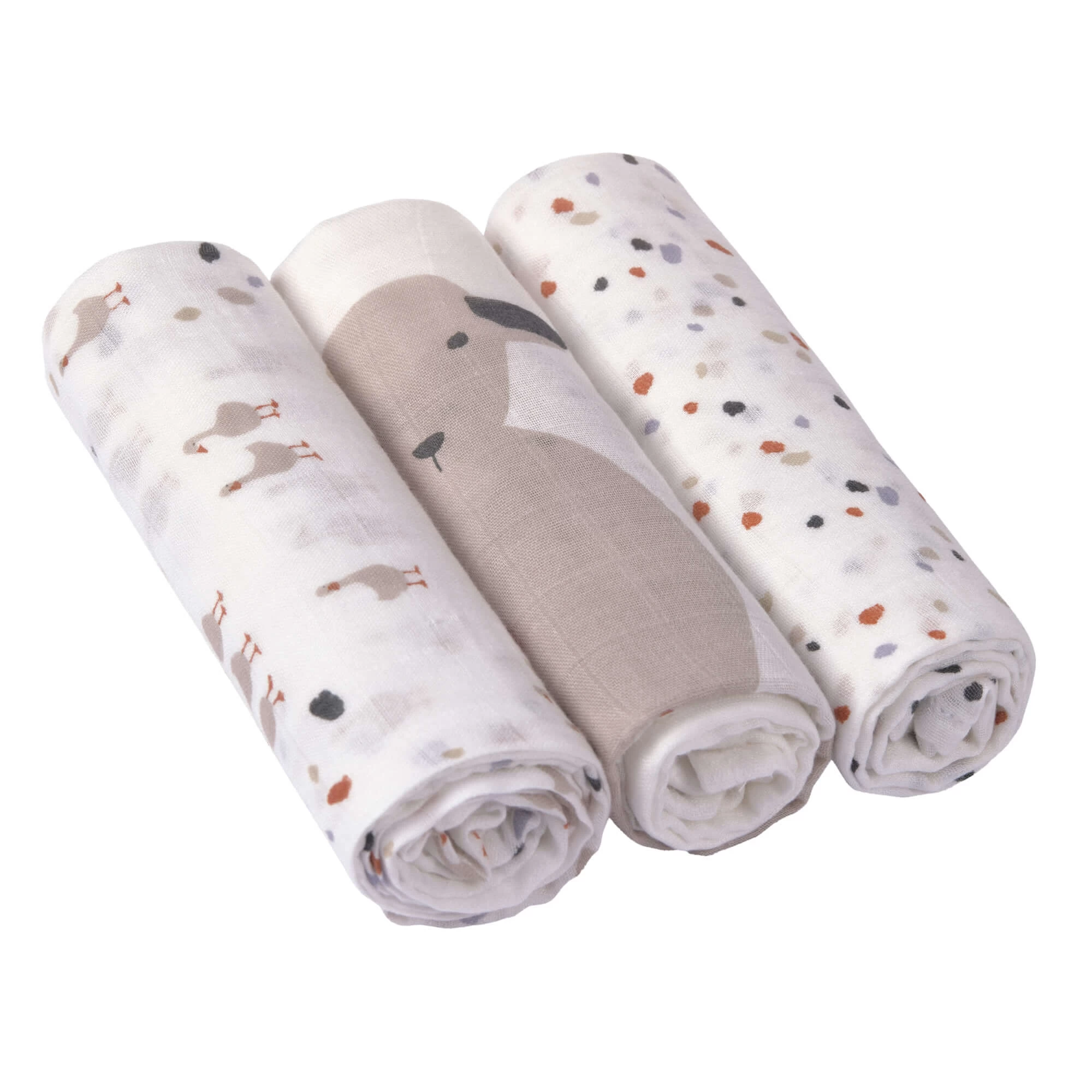 LÄSSIG Heavenly Soft Swaddle Large 3 Pack 7 LÄSSIG Heavenly Soft Swaddle Large 3 Pack - Image 7