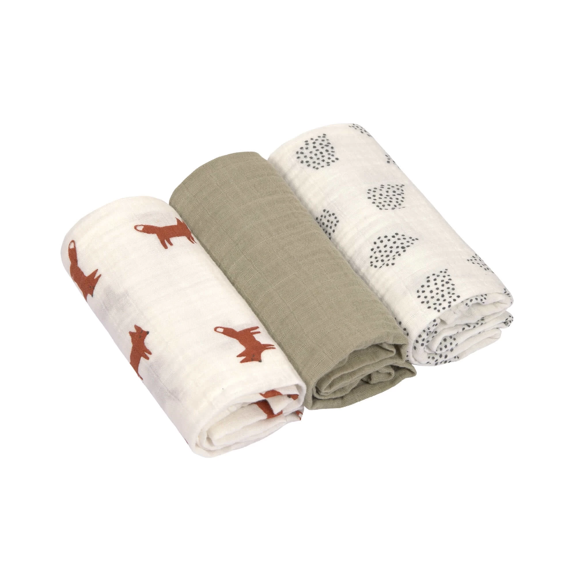 LÄSSIG Swaddle & Burp Blanket Medium 1 LÄSSIG Swaddle & Burp Blanket Medium