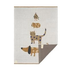 LÄSSIG Knitted Blanket GOTS Little Mateys Royal