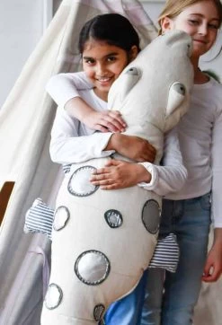 Cushion Crocodile Khaki