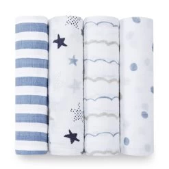 Aden + Anais Aden & Anais Swaddle Classic 4pack -Baby Products Store 2046 rock star