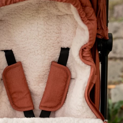 Little Dutch Footmuff Stroller - Rust 2 Little Dutch Footmuff Stroller - Rust - Image 2