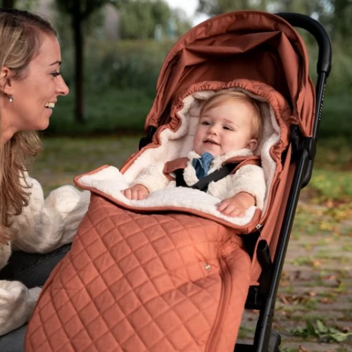 Little Dutch Footmuff Stroller - Rust 3 Little Dutch Footmuff Stroller - Rust - Image 3