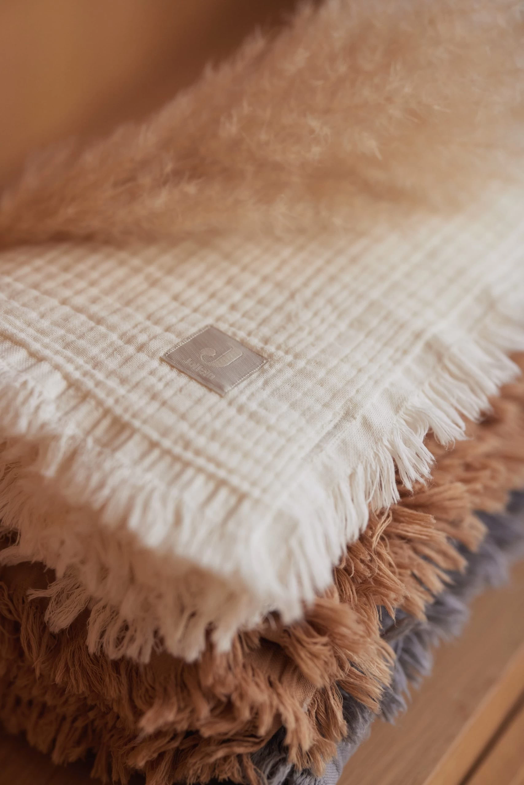 Jollein Blanket Muslin Fringe 75 X 100 Cm 6 Jollein Blanket Muslin Fringe 75 X 100 Cm - Image 6