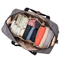 Eco Hospital-Weekend Bag Grey/ Black -Baby Products Store 2 747f7636 8c65 4f06 85bd 3d7a62c7d146