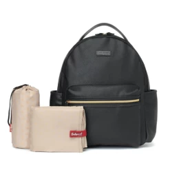 Lola Vegan Leather Backpack Black