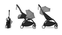 Complete BABYZEN Stroller YOYO² 0+ Newborn Packand 6+ -Baby Products Store 3 YOYO 2 BLACK FRAME GREY WEB 1