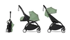 Complete BABYZEN Stroller YOYO² 0+ Newborn Packand 6+ -Baby Products Store 3 YOYO 2 BLACK FRAME PEPPERMINT WEB 1
