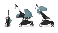Complete BABYZEN Stroller YOYO² 0+ Newborn Packand 6+ -Baby Products Store 3 YOYO 2 WHITE FRAME AQUA WEB 1