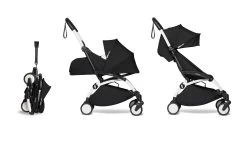 Complete BABYZEN Stroller YOYO² 0+ Newborn Packand 6+ -Baby Products Store 3 YOYO 2 WHITE FRAME BLACK WEB 1