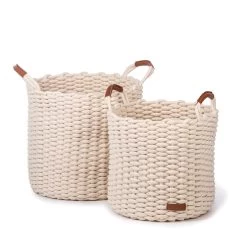 Korbo Basket Large Set Of 2 -Baby Products Store 46000309 Korbo set L white