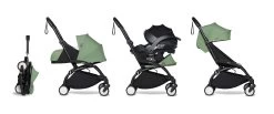 All-in-one BABYZEN Stroller YOYO² 0+ Newborn Pack, Car Seat And 6+ -Baby Products Store 4 YOYO 2 BLACK FRAME PEPPERMINT WEB