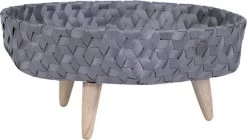 Dimensional - Tray Basket With Wooden Feet 6 Dimensional - Tray Basket With Wooden Feet -Baby Products Store 550x311