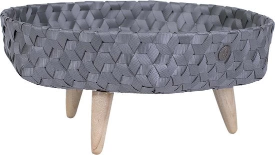 Dimensional - Tray Basket With Wooden Feet 3 Dimensional - Tray Basket With Wooden Feet - Image 3