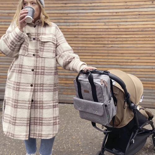 Backpack Georgi Eco Convertible - Grey 5 Backpack Georgi Eco Convertible - Grey - Image 5