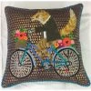 Cushion Fox On Bike
