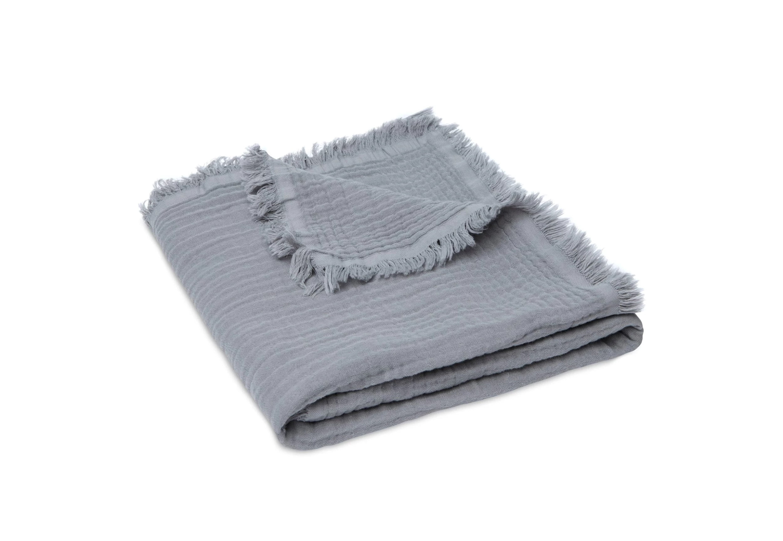 Jollein Blanket Muslin Fringe 75 X 100 Cm 11 Jollein Blanket Muslin Fringe 75 X 100 Cm - Image 11