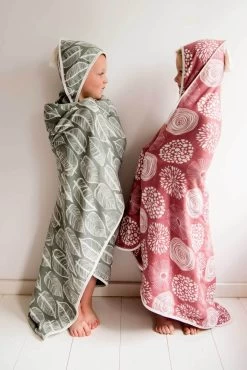 Bath Cape Witlof For Kids -Baby Products Store Badcape Beleaf Sage Green 2