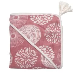 Bath Cape Witlof For Kids -Baby Products Store Badcape Sparkle Rose 1
