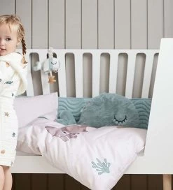 Done By Deer Quilted Bed Bumper With Strings Waves -Baby Products Store CS754 2