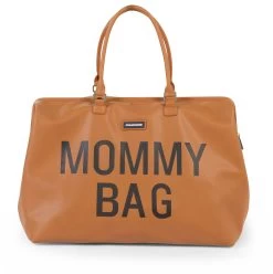 Childhome Mommy Baby Bag -Baby Products Store Leather look brown