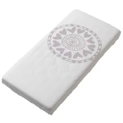 Fitted Sheet Witlof For Kids 120 X 60 -Baby Products Store Ledikanthoeslaken Little Lof misty pink 1