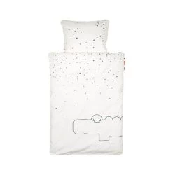 Done By Deer Bedlinen Croco Beige 100 X 140