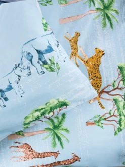 Duvet Cover Set Safari 2 -Baby Products Store POPPISEED Safari QCS D2 700x933 1