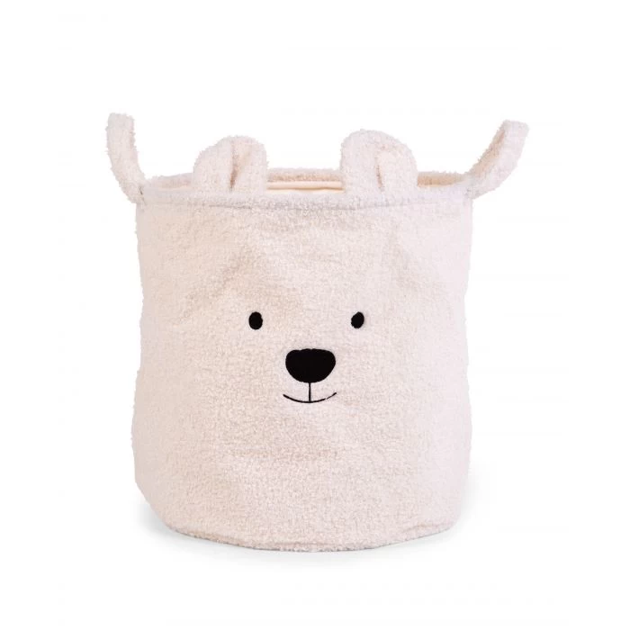 Childhome Teddy Storage Basket 40x40x40cm 3 Childhome Teddy Storage Basket 40x40x40cm - Image 3
