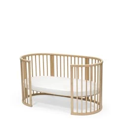 Stokke Bed Fitted Sheet V3 -Baby Products Store Sleepi Bed Natural Open FtSh White 5077 eCom