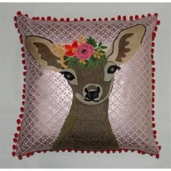 Cushion Deer Natural / Blue