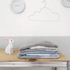 Tuck-Inn Blanket 120 X 60 Knitted 12 Tuck-Inn Blanket 120 X 60 Knitted -Baby Products Store Tuck Inn ledikantdeken Ombre warm grey offwhite 4