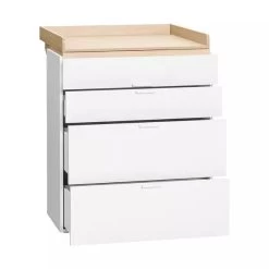 Vox 4YOU Dresser 6 Vox 4YOU Dresser -Baby Products Store White and Oak Effect Chest of Drawers with Changing Top