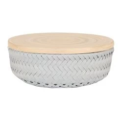 Wonder Basket With Bamboo Lid- Med -Baby Products Store Wonder Plastic Basket c41d41da d686 4a73 a340 19bd934b6a11