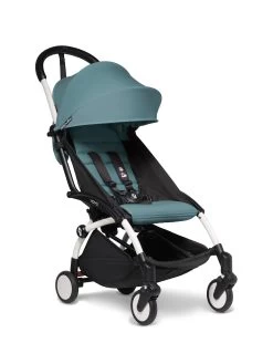 BABYZEN Stroller YOYO² 6+ -Baby Products Store YOYO2 6 3 4 WHITEFRAME AQUA WEB
