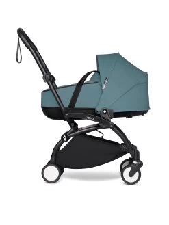 BABYZEN Stroller YOYO² Bassinet -Baby Products Store YOYO2 BASSINET PROFILEBLACKFRAME AQUA WEB