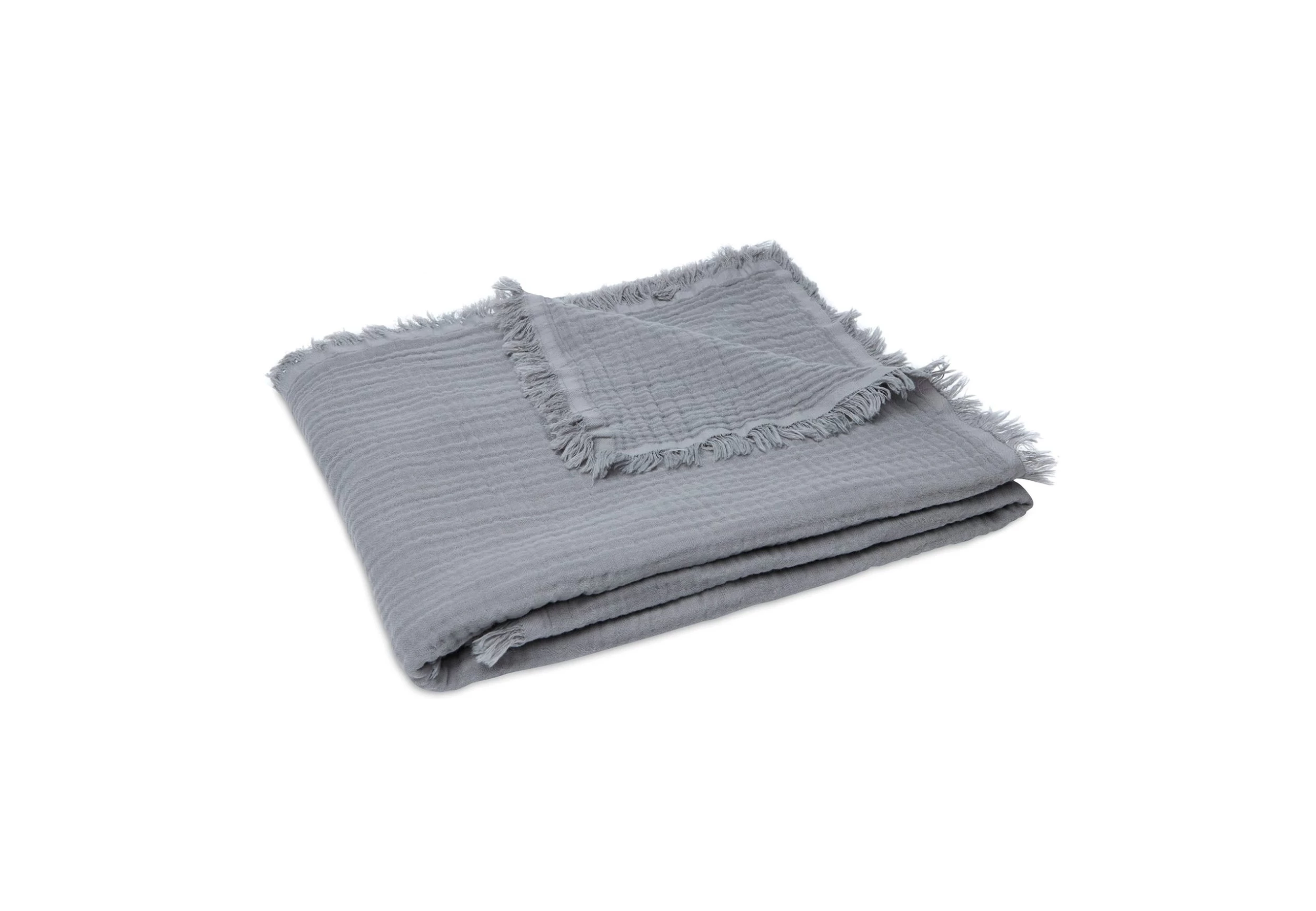 Jollein Blanket Muslin Fringe 120 X 120 Cm 10 Jollein Blanket Muslin Fringe 120 X 120 Cm - Image 10