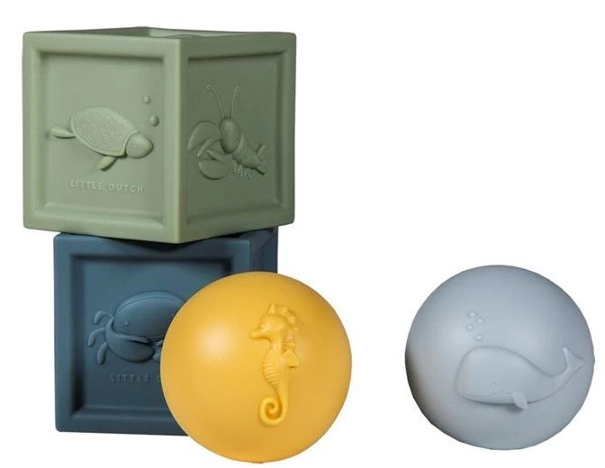 Little Dutch LD Ocean Cubes & Ball Set 2 Little Dutch LD Ocean Cubes & Ball Set - Image 2