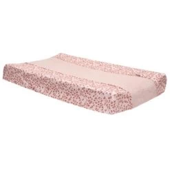 Changing Mat Covers BéBéjou 72x44 Cm -Baby Products Store bebe jou aankleedkussenhoes leopard pink wwwbabyplusnl 600x600 1