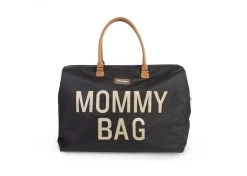 Childhome Mommy Baby Bag -Baby Products Store black gold