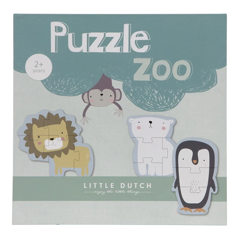 Little Dutch LD Animal Zoo Puzzle - 6 Pcs 1 Little Dutch LD Animal Zoo Puzzle - 6 Pcs